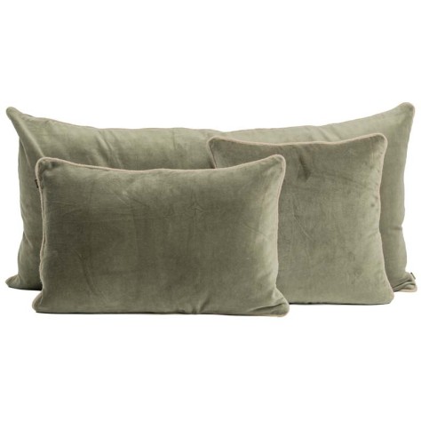 Coussin Delhi velours de coton