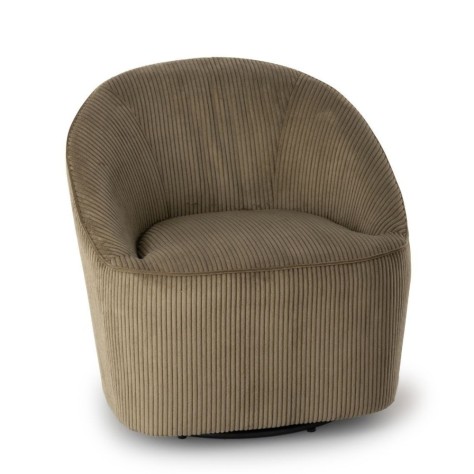 Fauteuil pivotant velours