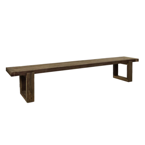 Banc en bois recyclé | 240 cm