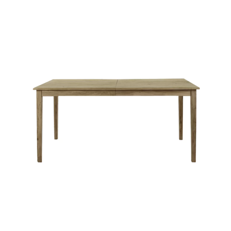 Table extensible en chêne brut