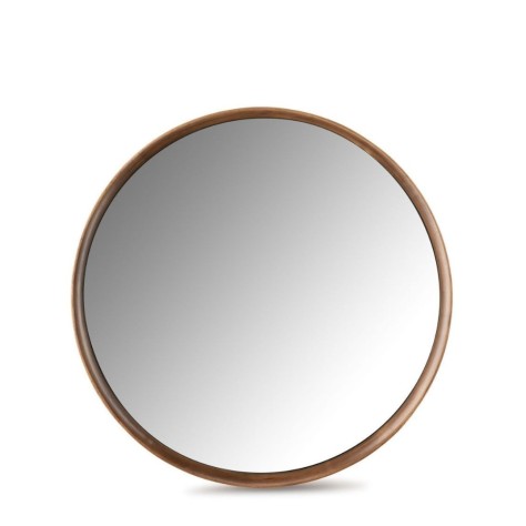 Miroir rond en bois D.100 cm