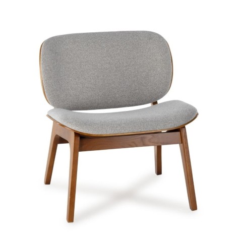 Fauteuil lounge Kuji gris