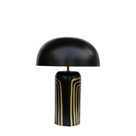 Lampe Goldie noire et or