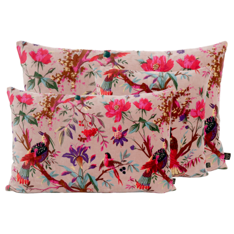 Coussin imprimé Birdy | Pétale