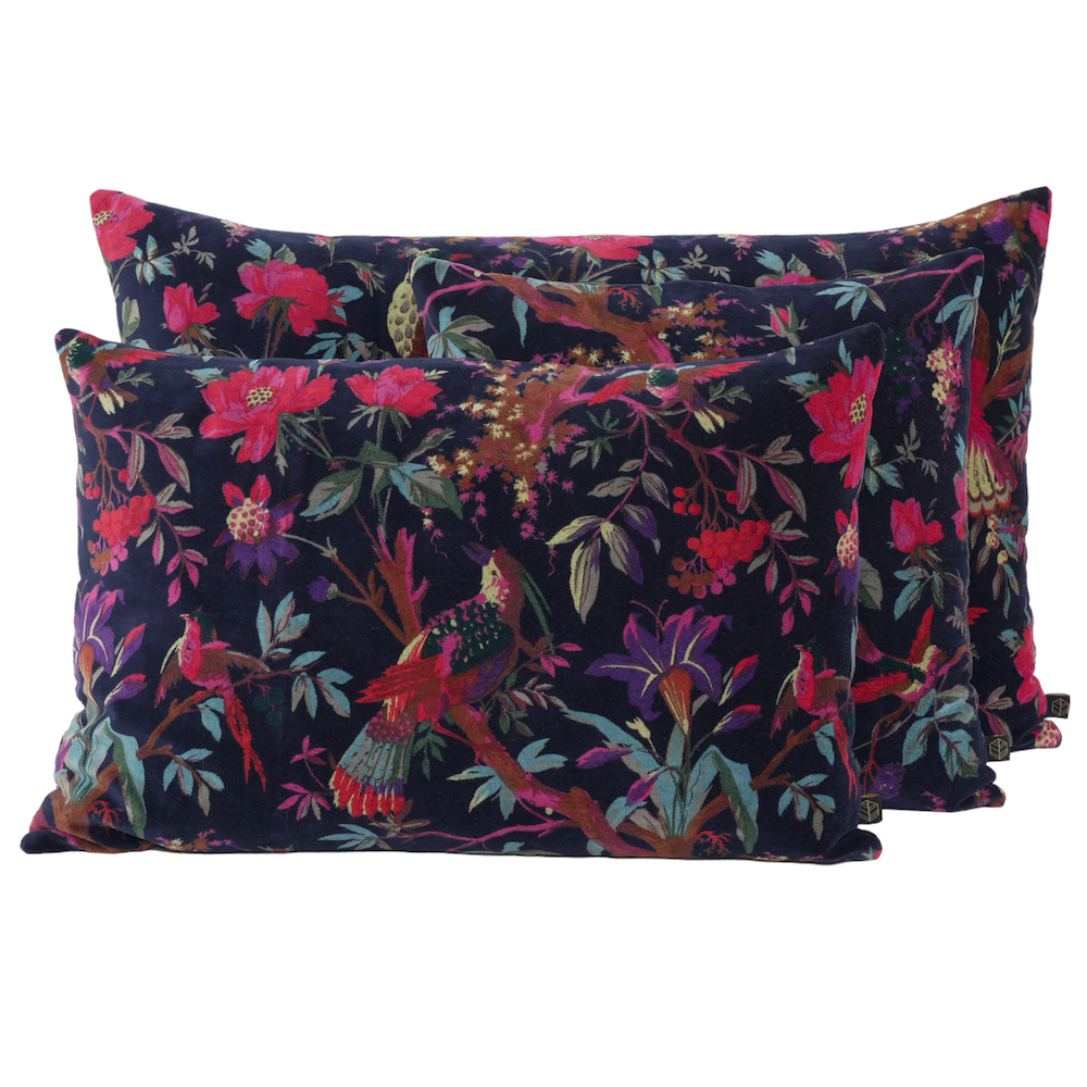 Coussin imprimé Birdy | Encre