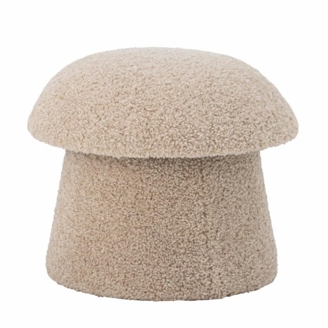 Pouf moumoute champignon