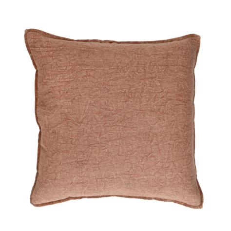 Alpha opposite | Coussin lin et coton Canelle